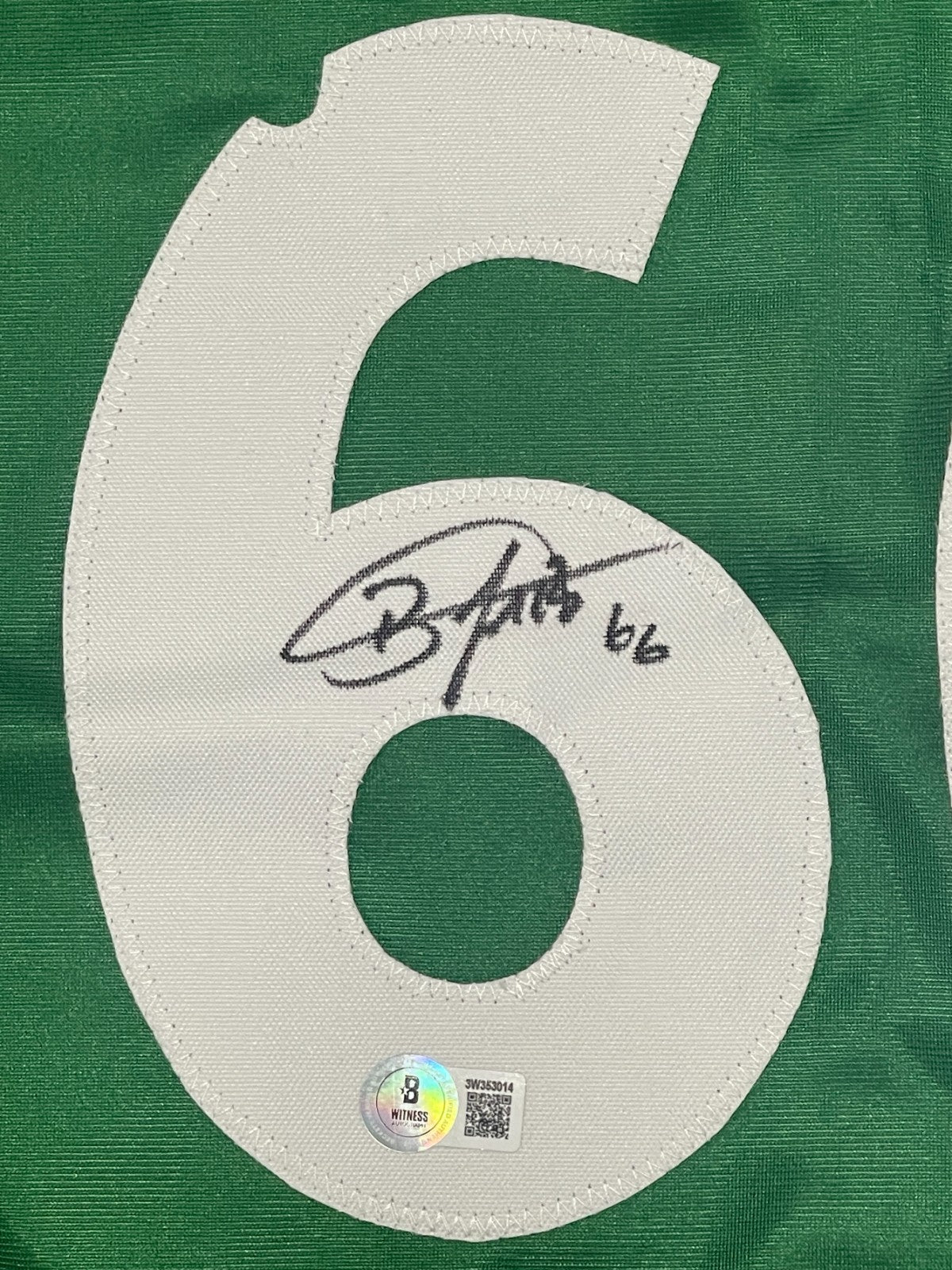 Brayan Bello Signed Boston Red Sox Custom Jersey w/ #66 Beckett Witness BAS COA1