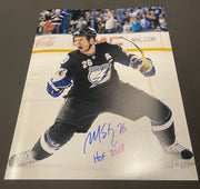 Martin St. Louis Signed Auto Tampa Bay Lightning 16x20 Photo HOF 2018 PSA COA #10