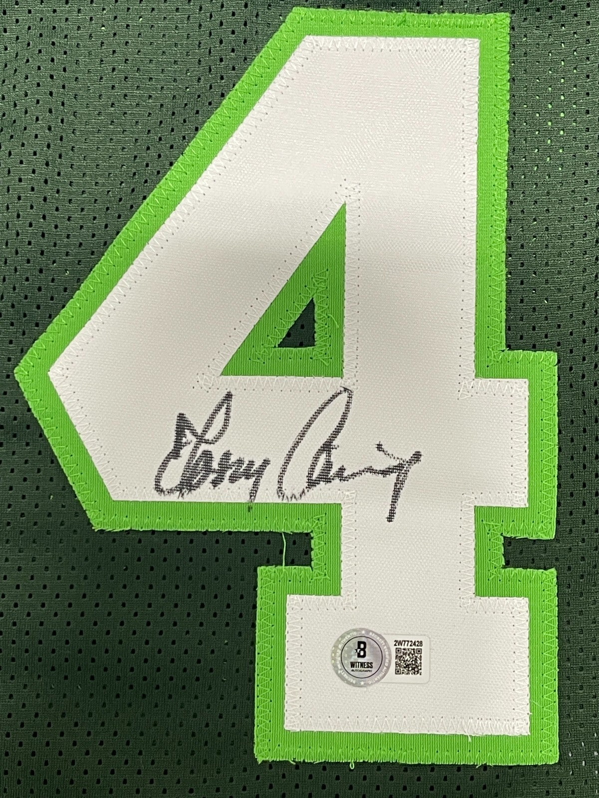 Terry Cummings Signed Milwaukee Bucks Custom Jersey Beckett Witness BAS COA1