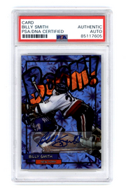 Billy Smith 2024 Hits Memorabilia BOOM Blue #/5 Signed PSA Auto Islanders0