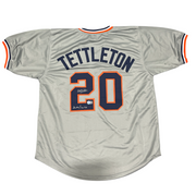 Mickey Tettleton Signed Detroit Tigers Custom Jersey 2x AS/3x SS Beckett BAS COA0