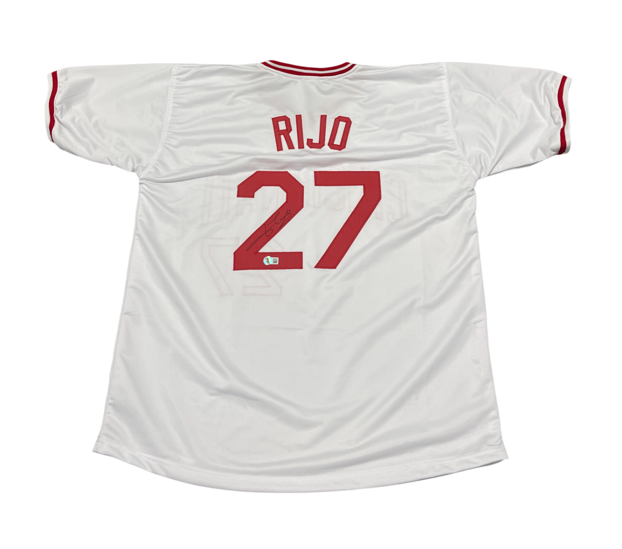Jose Rijo Signed Cincinnati Reds Custom Jersey Beckett Witness BAS COA0