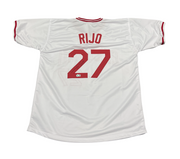 Jose Rijo Signed Cincinnati Reds Custom Jersey Beckett Witness BAS COA0