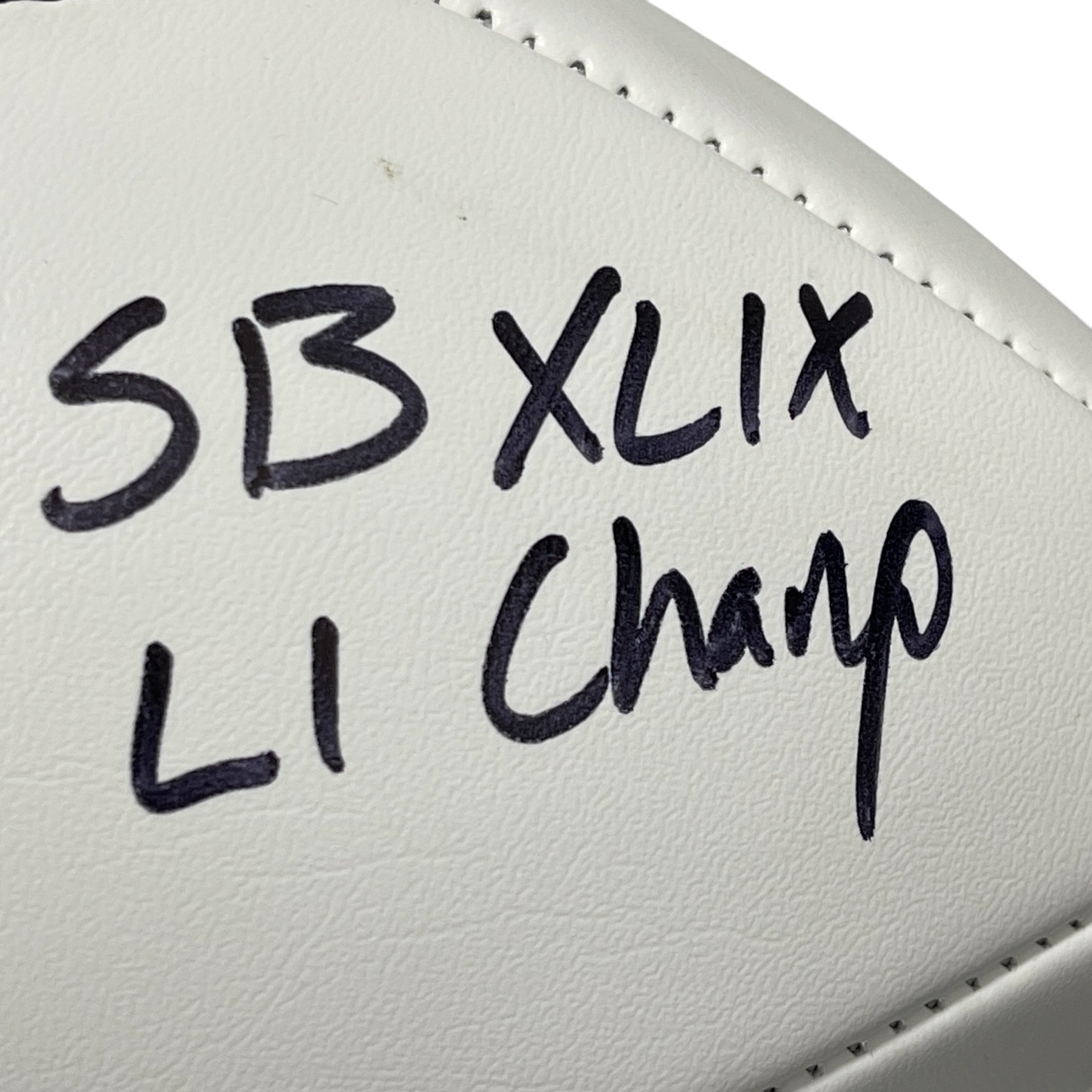 Rob Ninkovich Signed Patriots White Football SB XLIX LI Champ Beckett W BAS COA2