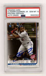 Vladimir Guerrero Jr. 2019 Topps Update #US272 RC 150 Stamp Signed PSA 10 Auto0