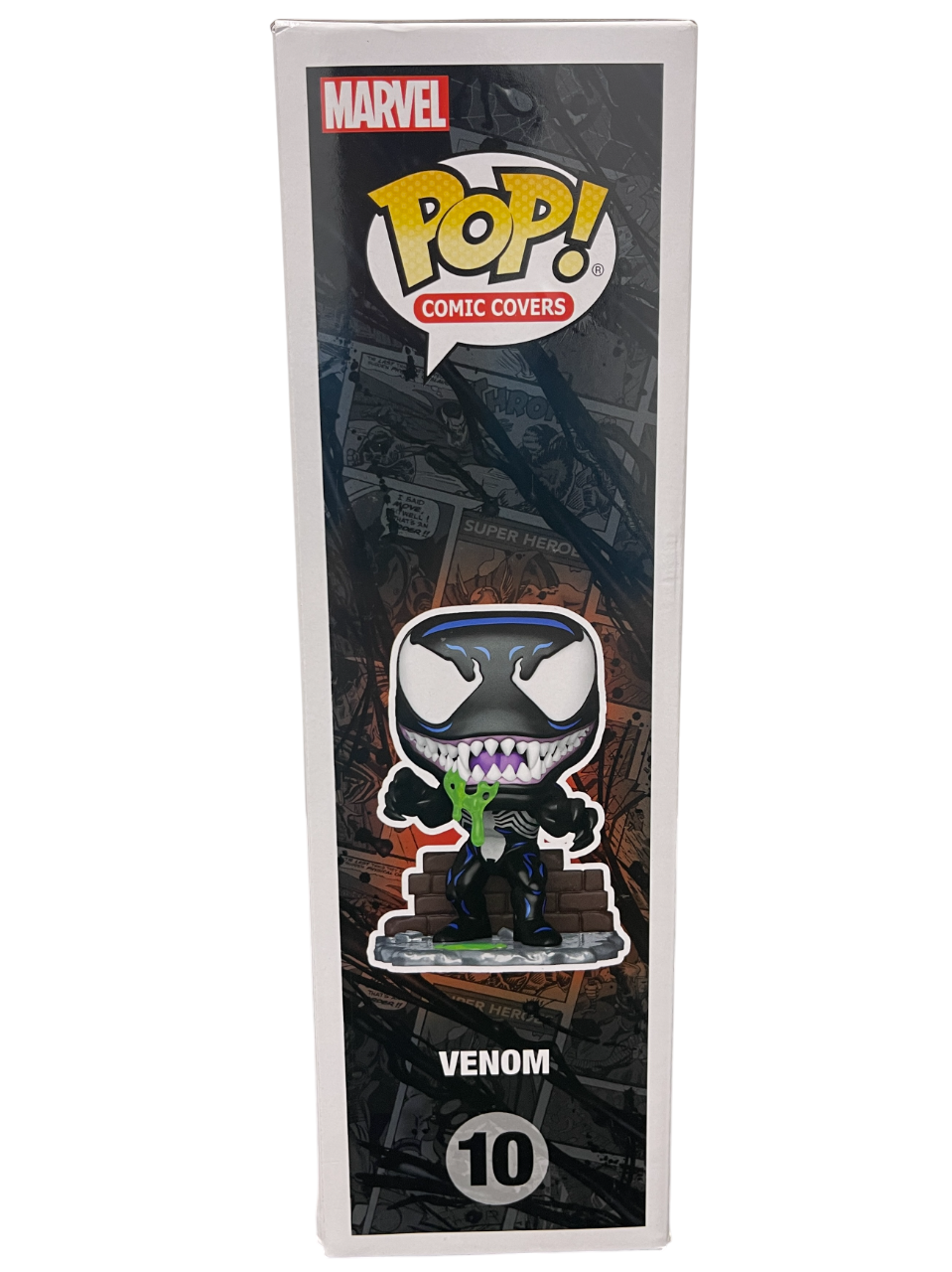 Tom Hardy Signed Venom Funko Pop Comic #10 w Sam De La Rosa Sketch BAS JSA COA D3