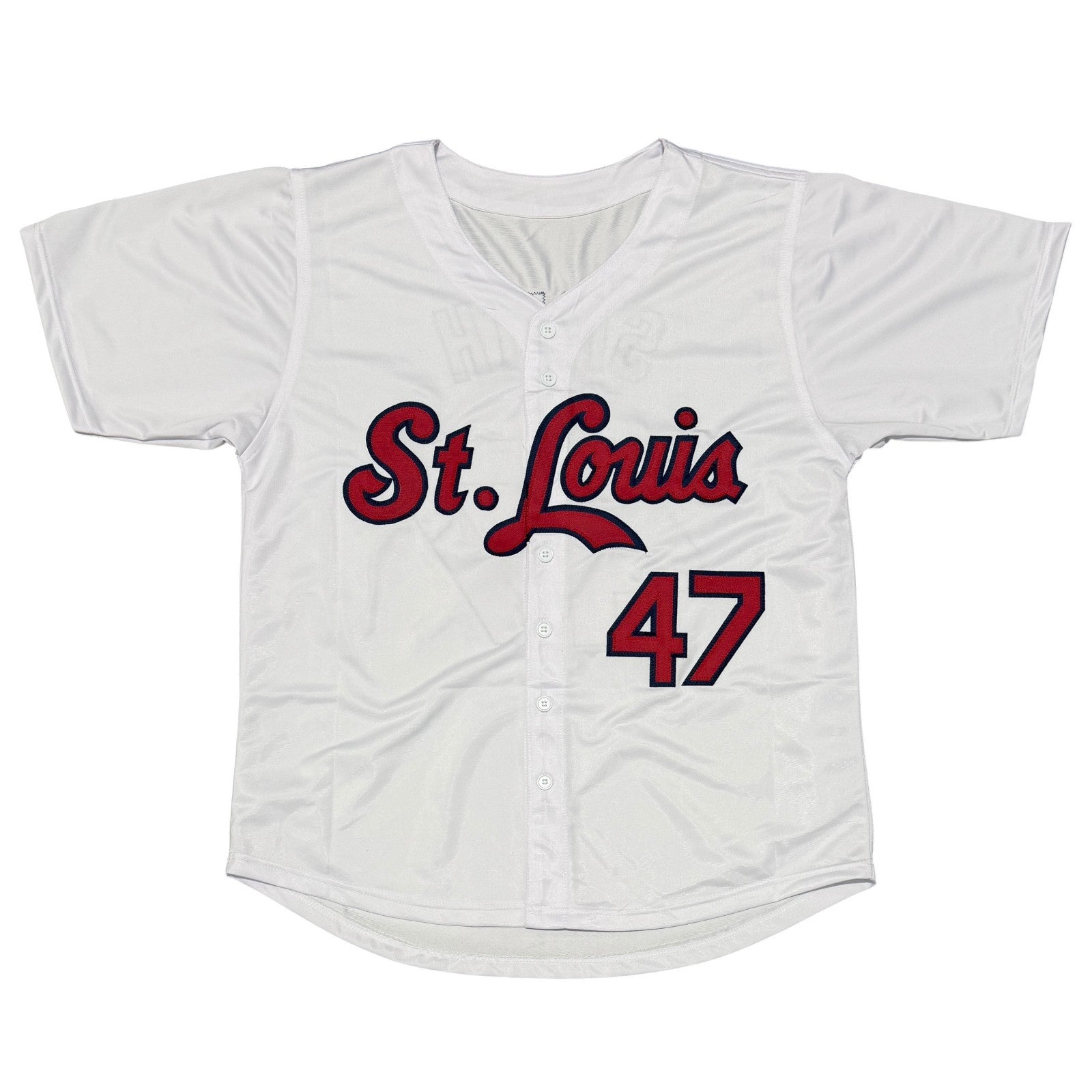 Lee Smith Signed Autographed St. Louis Cardinals Custom Jersey JSA Witness COA2