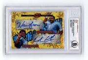 Warren Moon & Earl Campbell 2024 Hits BOOM Gold #/10 Dual Signed BGS BAS Auto0