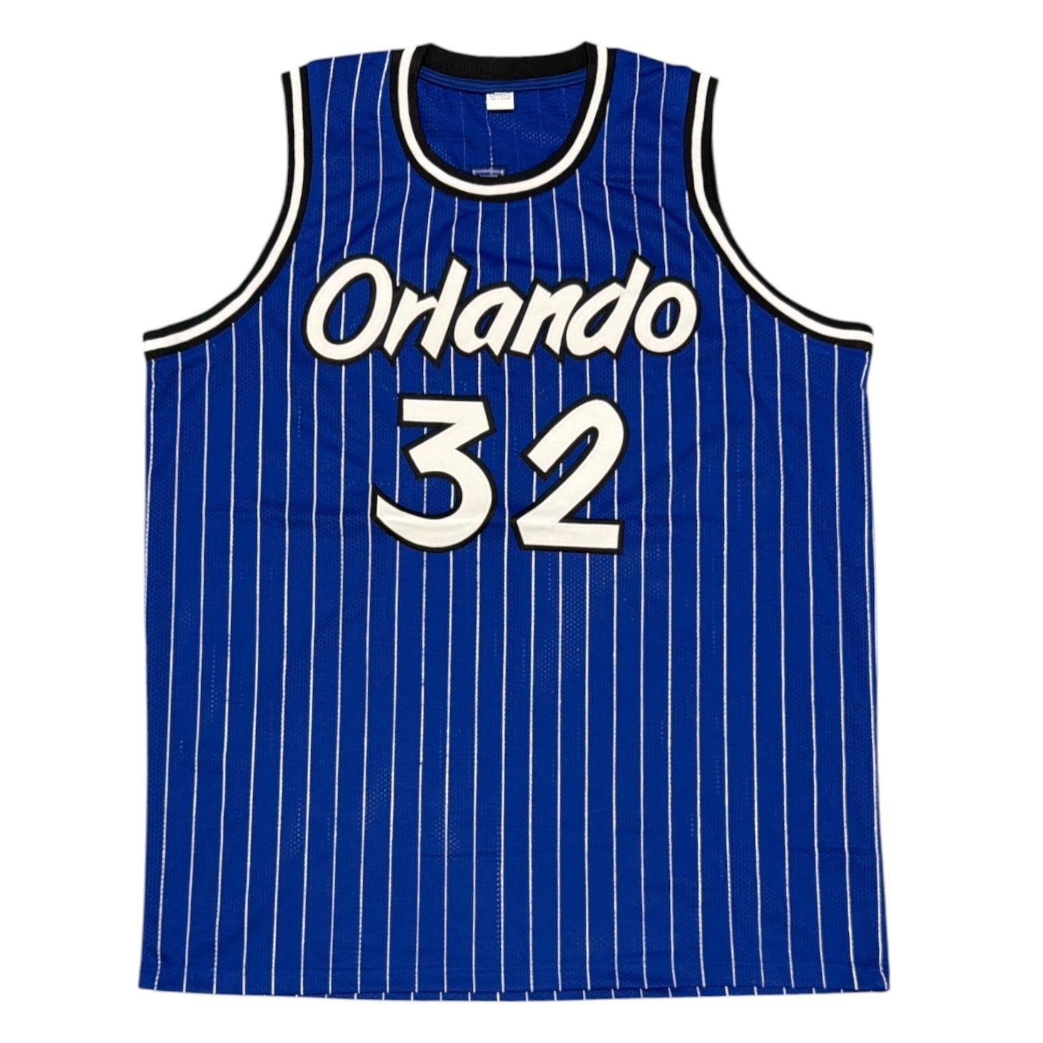 Shaquille O'Neal Signed Orlando Magic Custom Jersey JSA Witness COA Shaq2