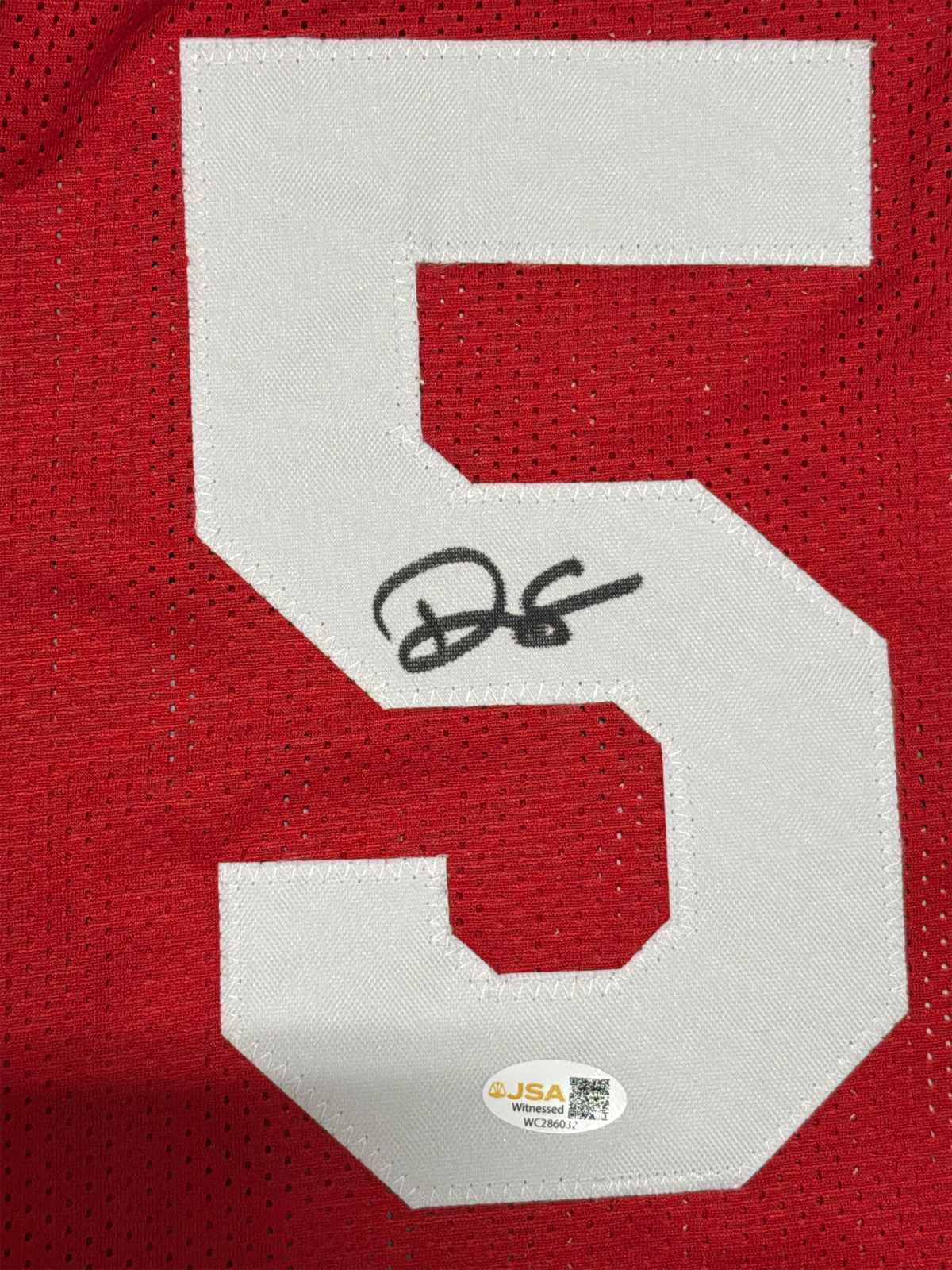 Ralph Sampson Signed Autographed Houston Rockets Custom Jersey JSA Witness COA2