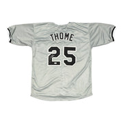 Jim Thome Signed Autographed Chicago White Sox Custom Jersey JSA Witness COA0