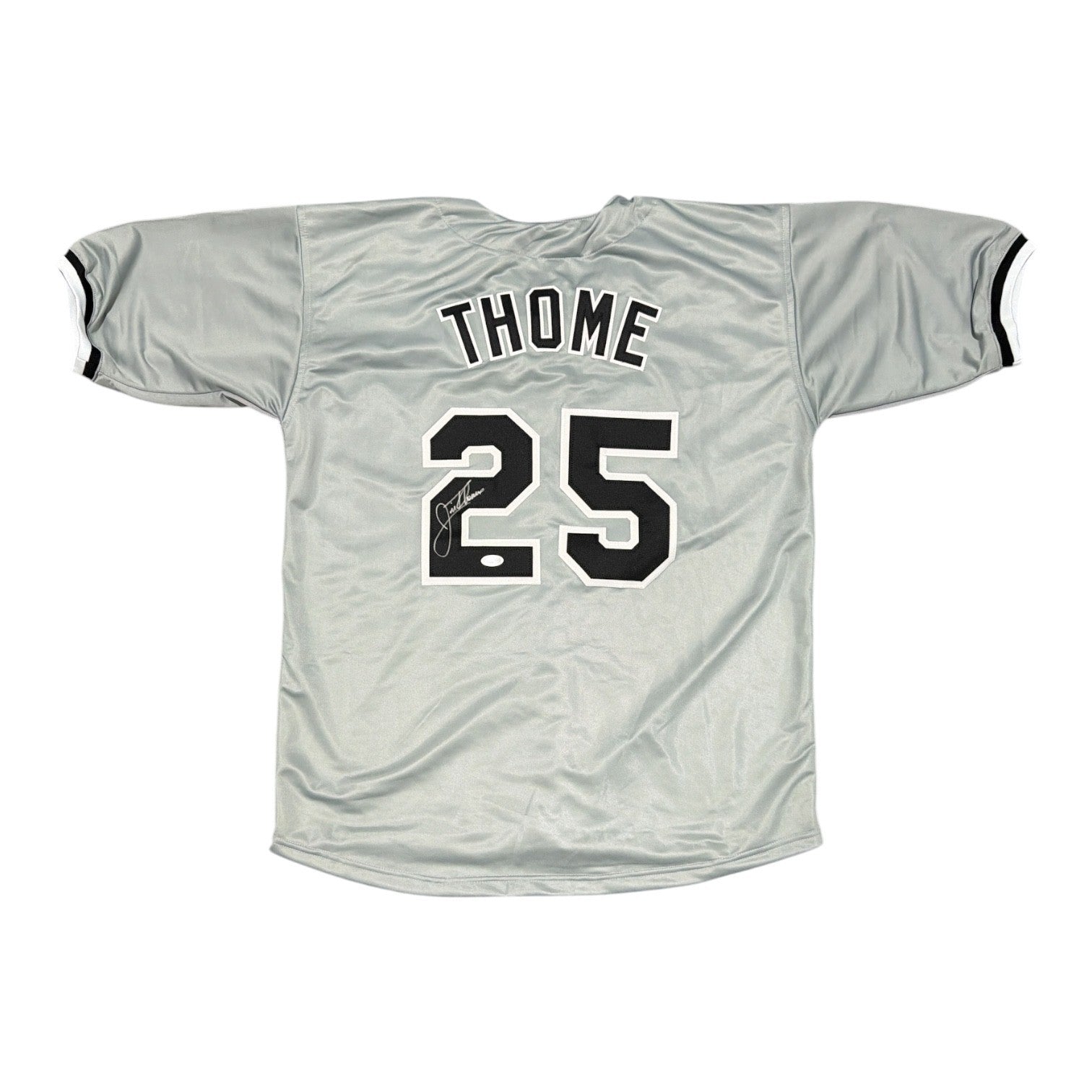 Jim Thome Signed Autographed Chicago White Sox Custom Jersey JSA Witness COA0