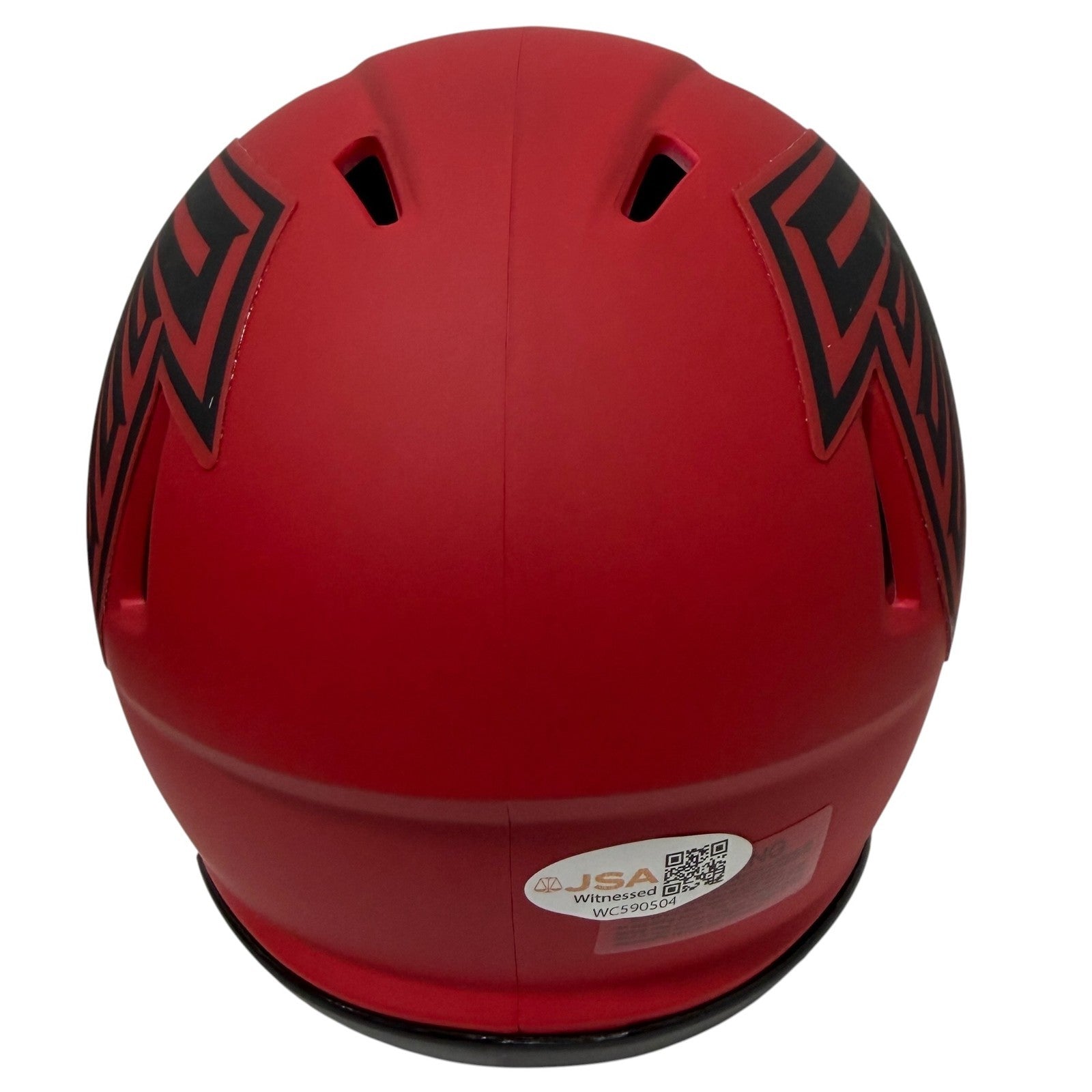 Andre Rison Signed Atlanta Falcons Rave Mini Helmet JSA Witness COA2