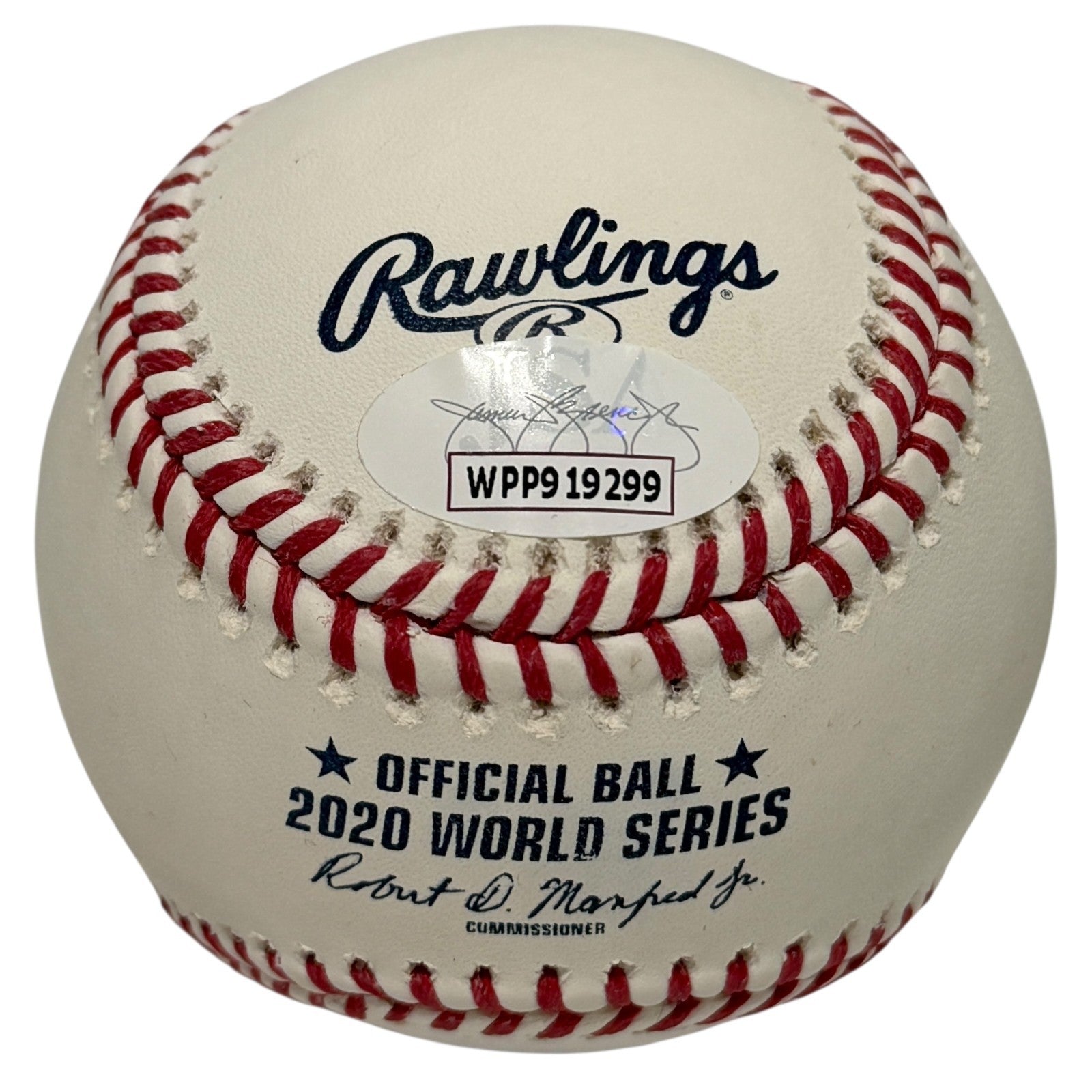 Randy Arozarena Signed 2020 World Series Baseball w/ ALCS MVP JSA COA Mariners1