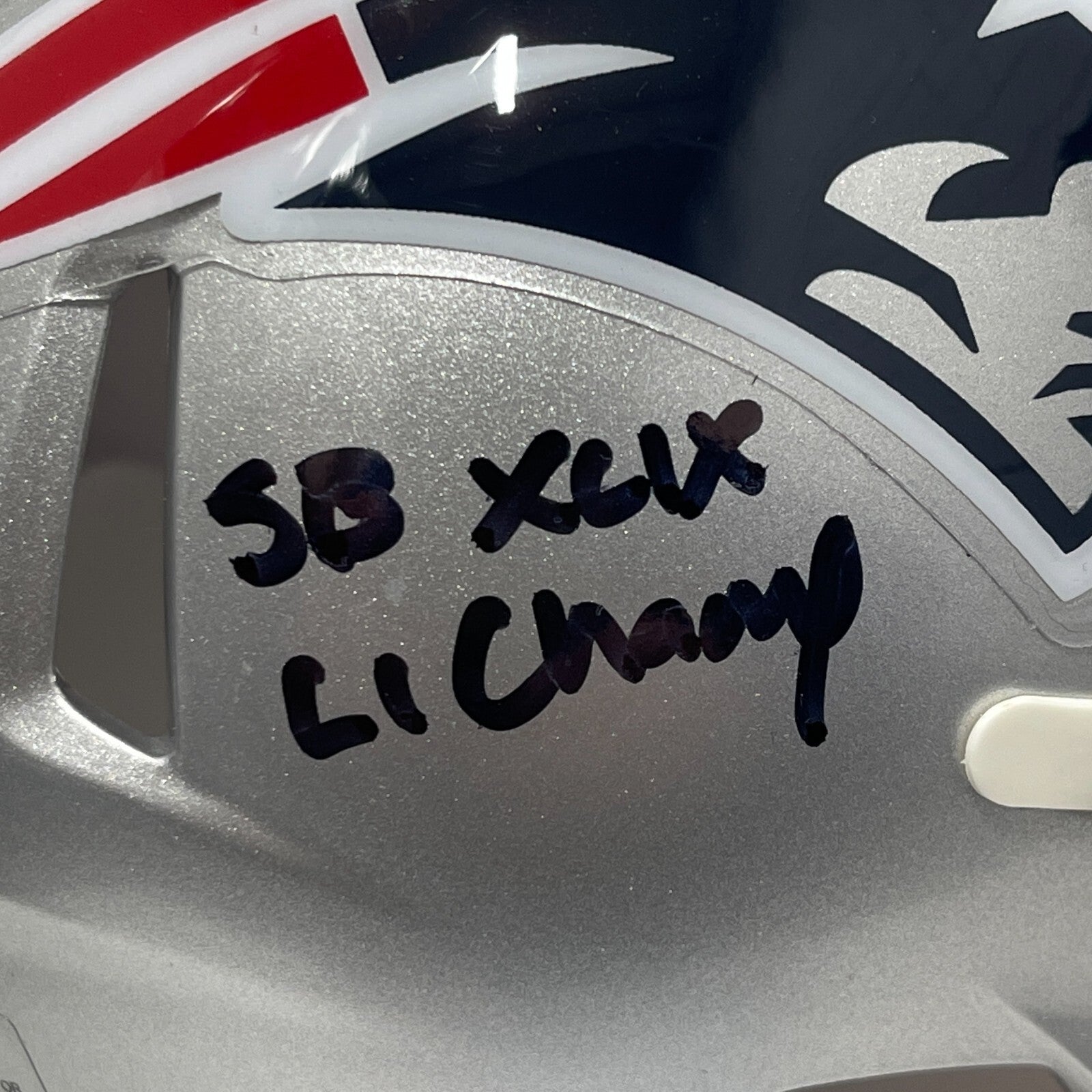 Rob Ninkovich Signed Patriots Speed Mini Helmet w/ SB XLIX LI Beckett W BAS COA2