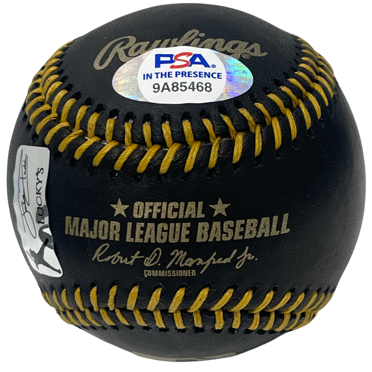 Jonathan India Signed Autograph Black ROMLB Baseball PSA ITP HOLO COA Royals1