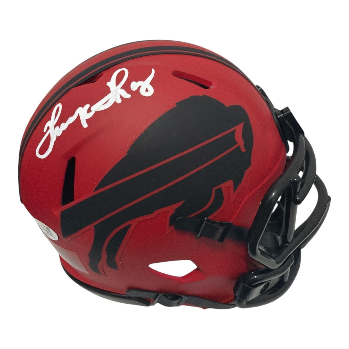 Thurman Thomas Signed Autographed Buffalo Bills Rave Mini Helmet JSA Witness COA0