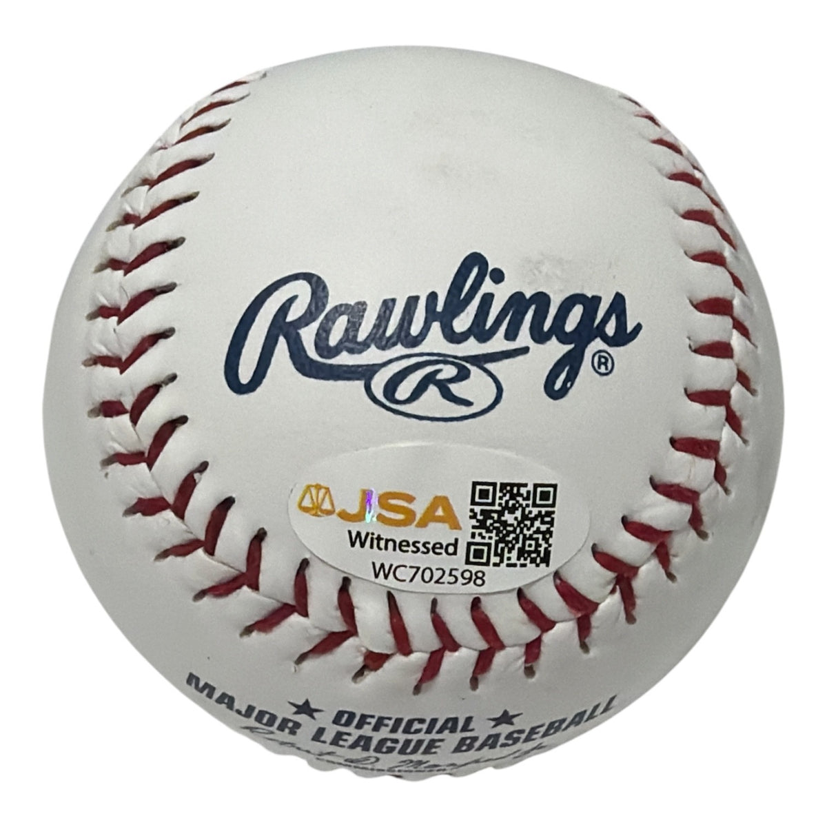 Doc Gooden Signed Rawlings New York Yankees Logo Baseball JSA Witness COA1