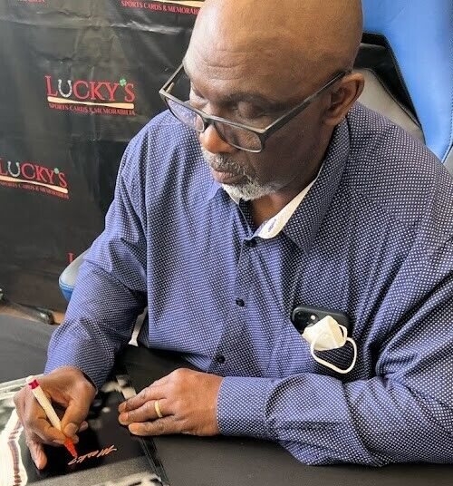 Mookie Wilson Signed Autographed New York Mets 8x10 Photo PSA ITP COA #51