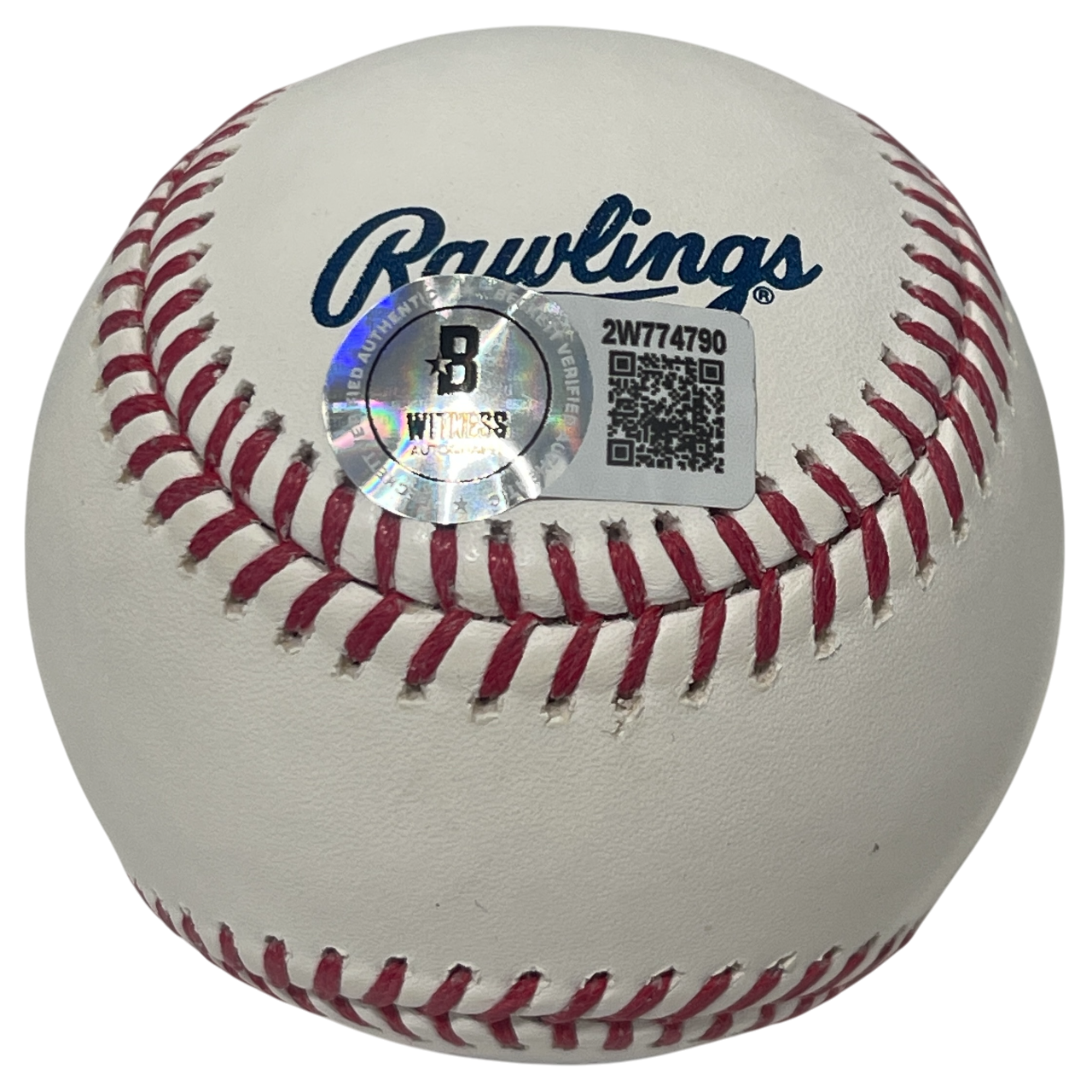 Lee Smith Signed HOF ROMLB Baseball w/ HOF 2019 Beckett Witness BAS COA1