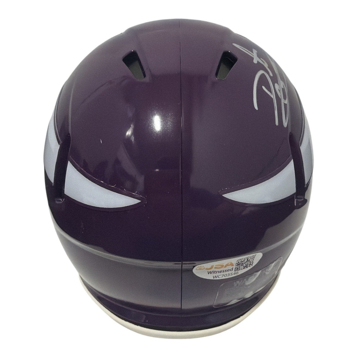 Daunte Culpepper Signed Minnesota Vikings TB Mini Helmet JSA Witness COA2