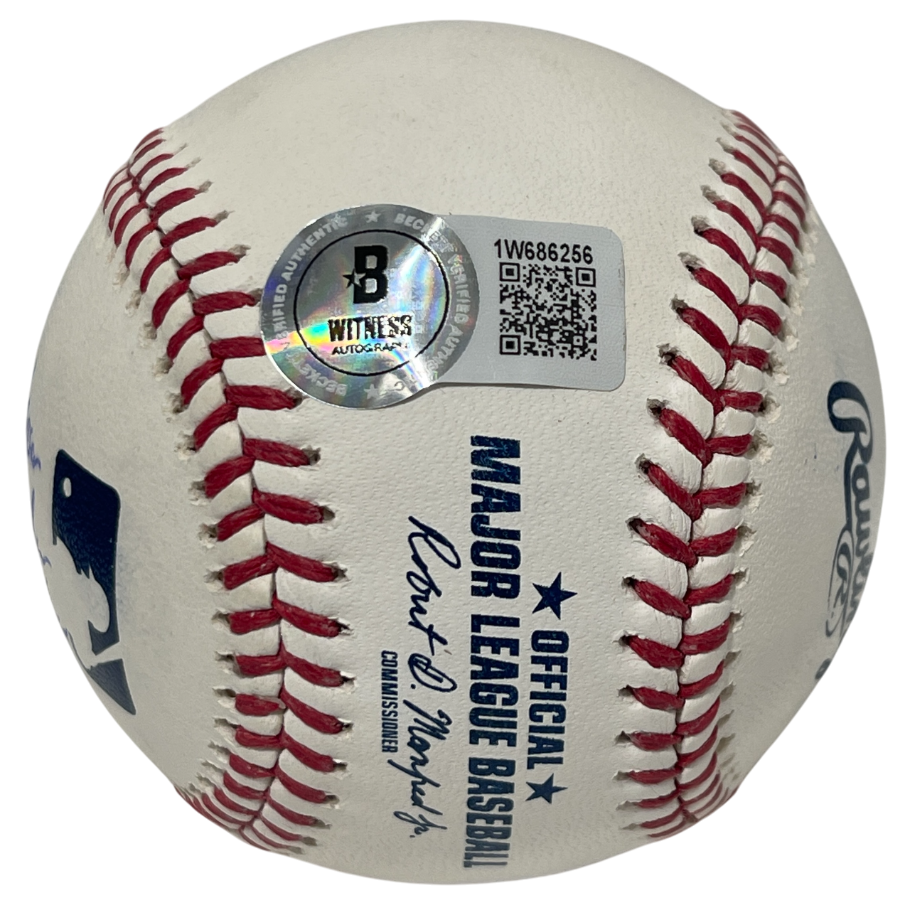 Thomas Ian Nicholas Signed ROMLB Baseball w 7 Names Ins Beckett Witness BAS COA5