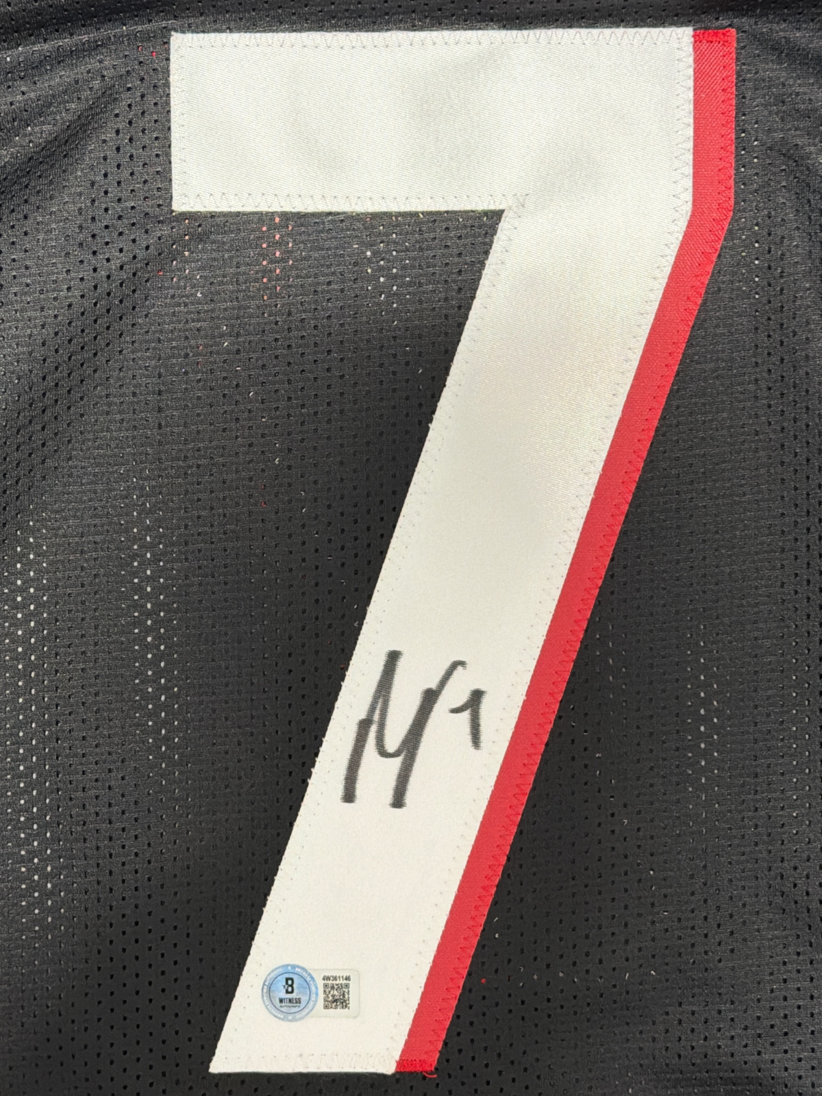 Bijan Robinson Signed Atlanta Falcons Custom Jersey Beckett Witness BAS COA1