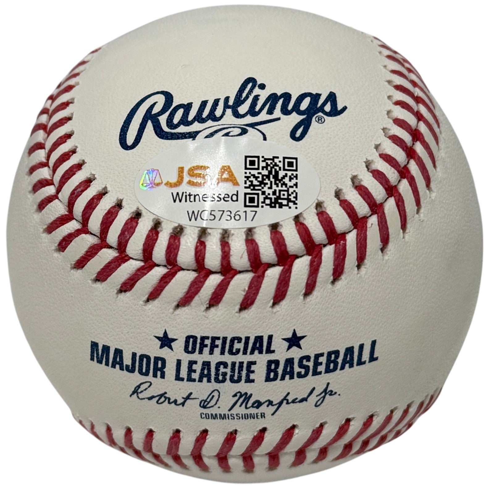 Cecil Cooper Signed Autographed ROMLB Baseball w/ 3x Stat Insc JSA Wit COA3