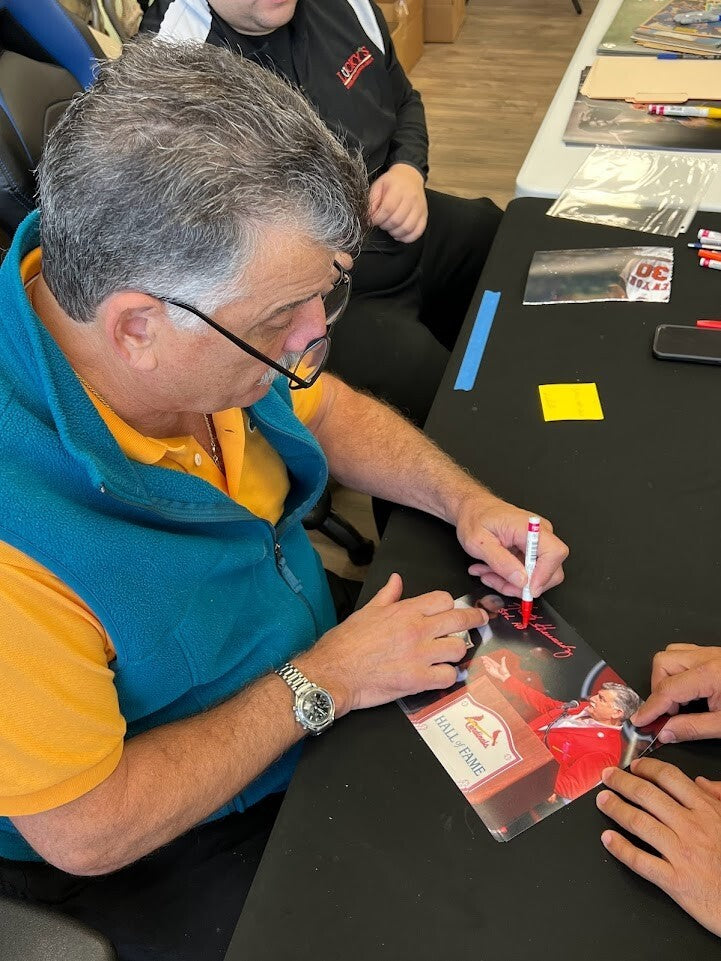 Keith Hernandez Signed St. Louis Cardinals 8x10 Photo w/ 2021 STL HOF JSA COA1