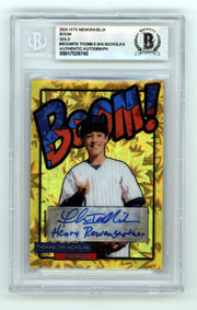 Thomas Ian Nicholas 2024 Hits Memorabilia BOOM Gold /10 Signed BGS BAS Auto Cubs0