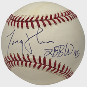 Tommy John Signed Autographed ROMLB Baseball w/ 288 Wins JSA COA NY Yankees0