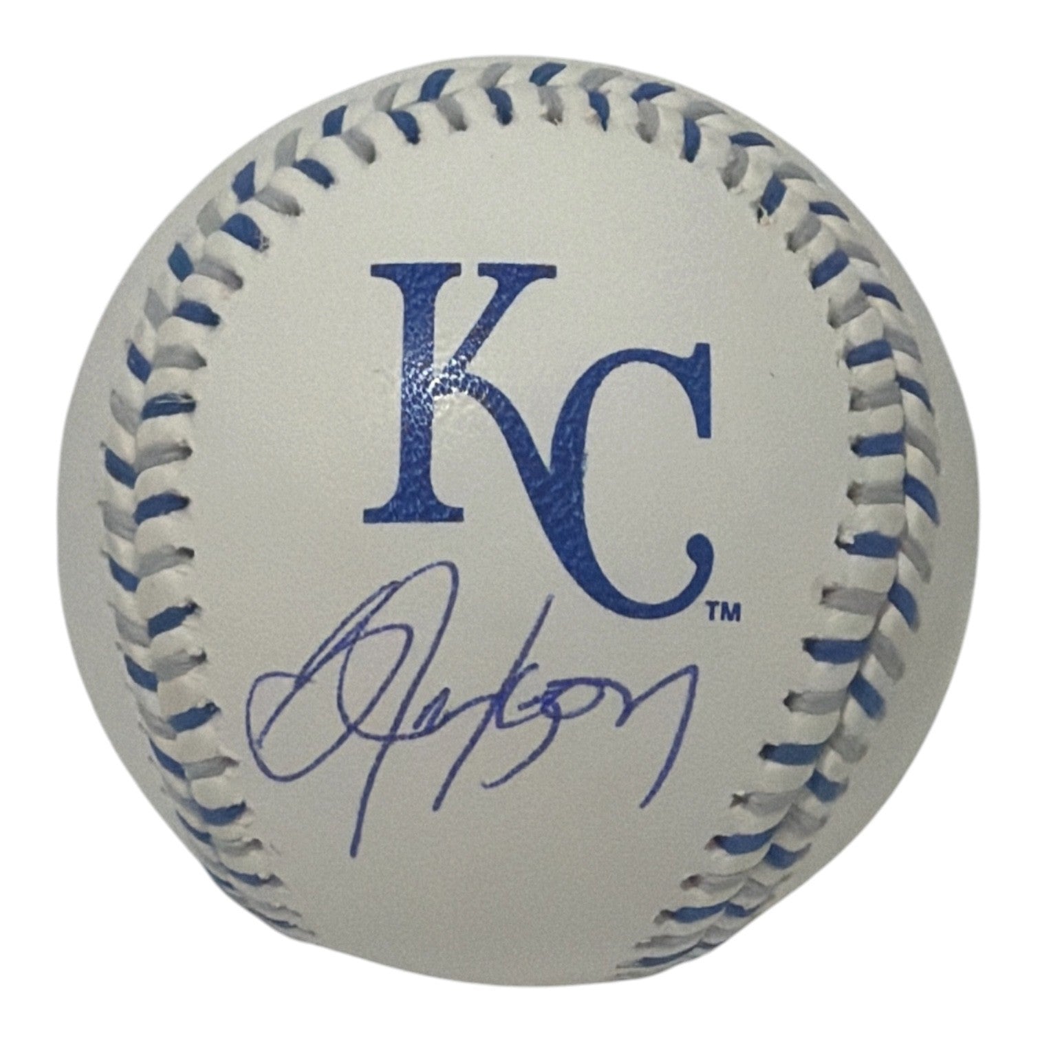 Bo Jackson Signed Autographed Kansas City Royals Logo Baseball JSA Witness COA0