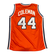 Derrick Coleman Signed Auto Syracuse Orange Custom Jersey Beckett Wit BAS COA0