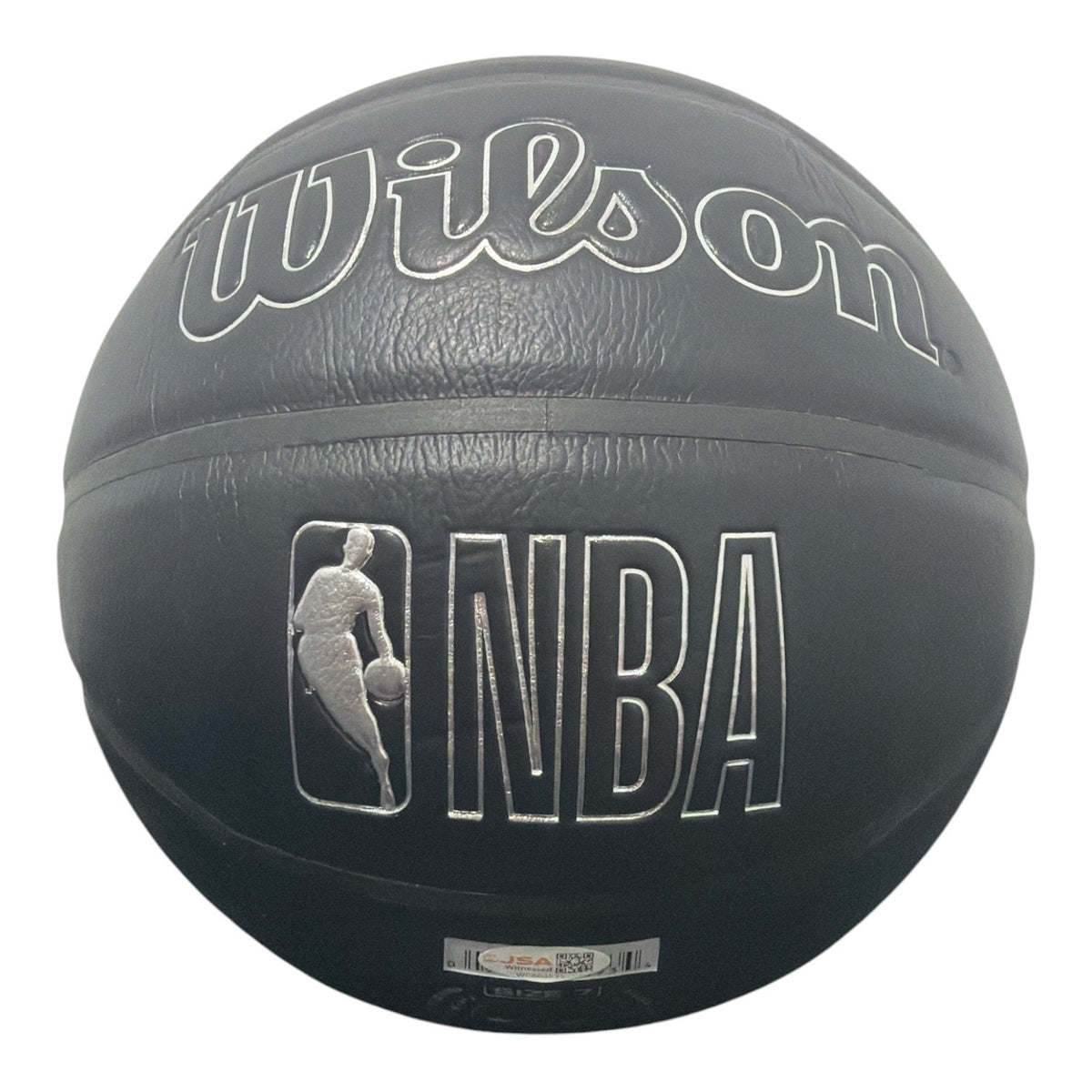 Artis Gilmore Signed Bulls Premier Black Basketball w/ 2 Ins JSA Witness COA HOF4