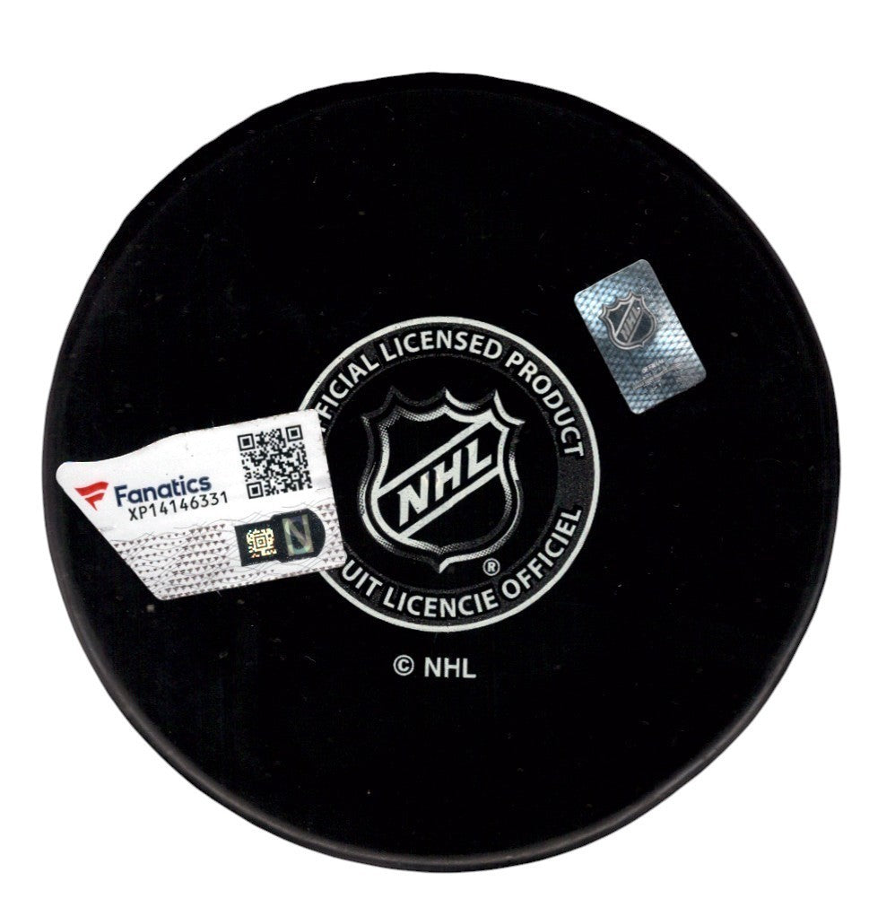 Auston Matthews Signed Autographed Toronto Maple Leafs Logo Puck Fanatics COA1