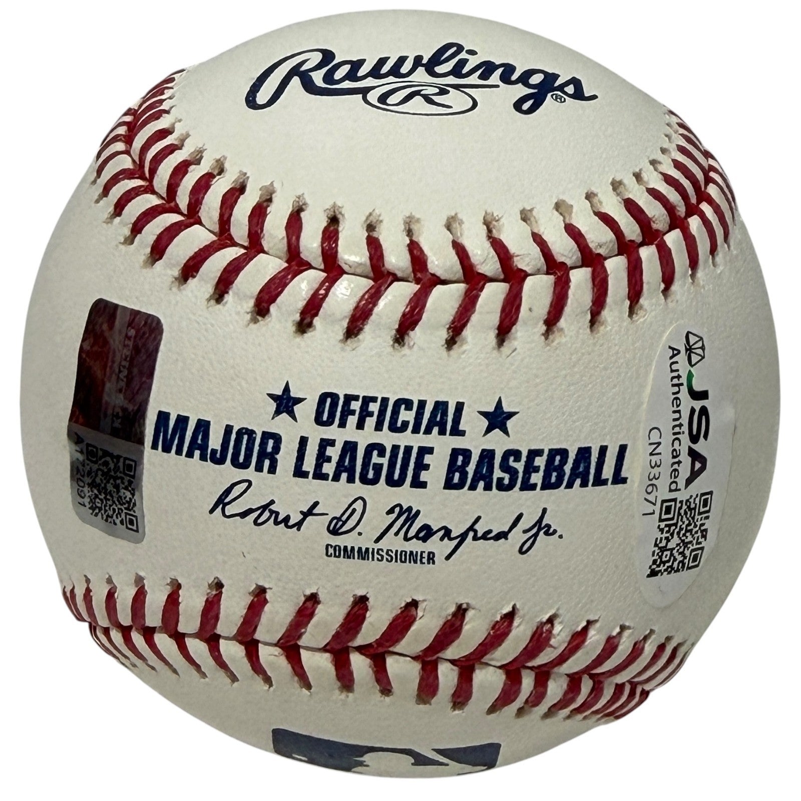 David Bednar Signed Autographed ROMLB Baseball w/ Renegade JSA COA Yankees2