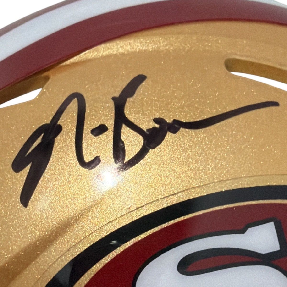 NaVorro Bowman Signed San Francisco 49ers Speed Mini Helmet Beckett Wit BAS COA1