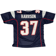 Rodney Harrison Signed New England Patriots Custom Jersey Beckett Wit BAS COA0