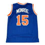 Earl Monroe Signed Autographed New York Knicks Custom Jersey JSA Witness COA0