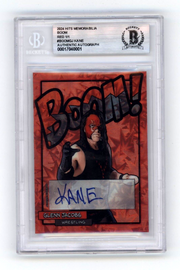 Glenn Jacobs KANE 2024 Hits Memorabilia BOOM Red #1/1 Signed BGS BAS Auto0