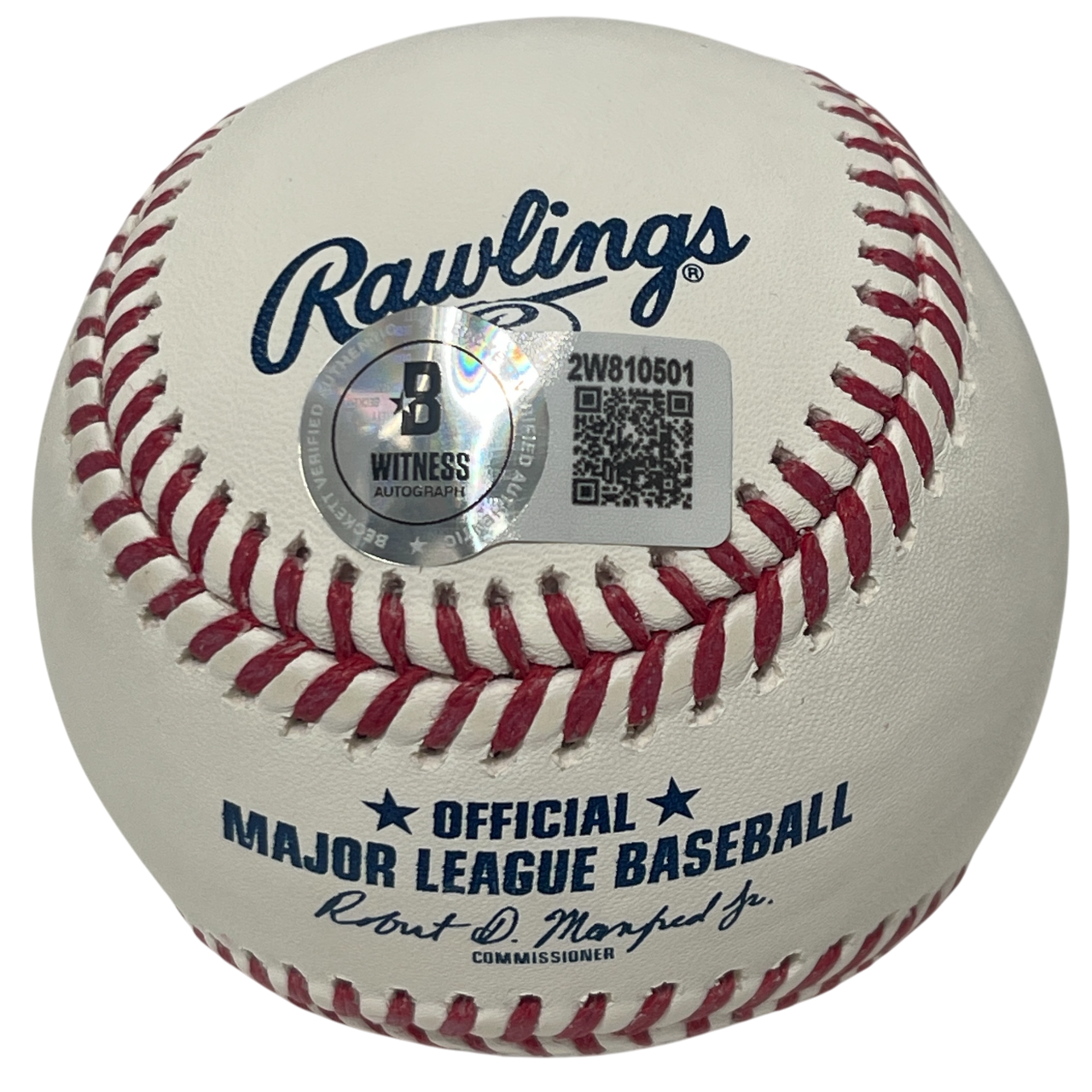 Sam McDowell Signed ROMLB Baseball w/ Sudden 2453 K Beckett Witness BAS COA1