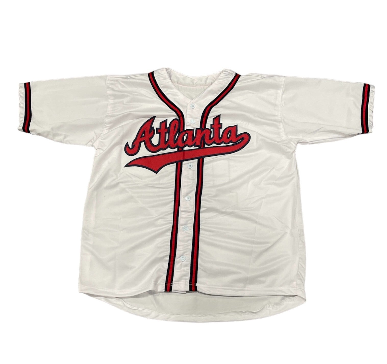 Ronald Acuna Jr. Signed Atlanta Braves Custom Jersey JSA Witness COA2