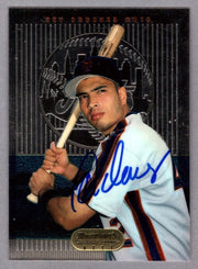 Rey Ordonez Signed Autographed 1995 Bowman's Best #33 Rookie RC LSCM COA NY Mets0