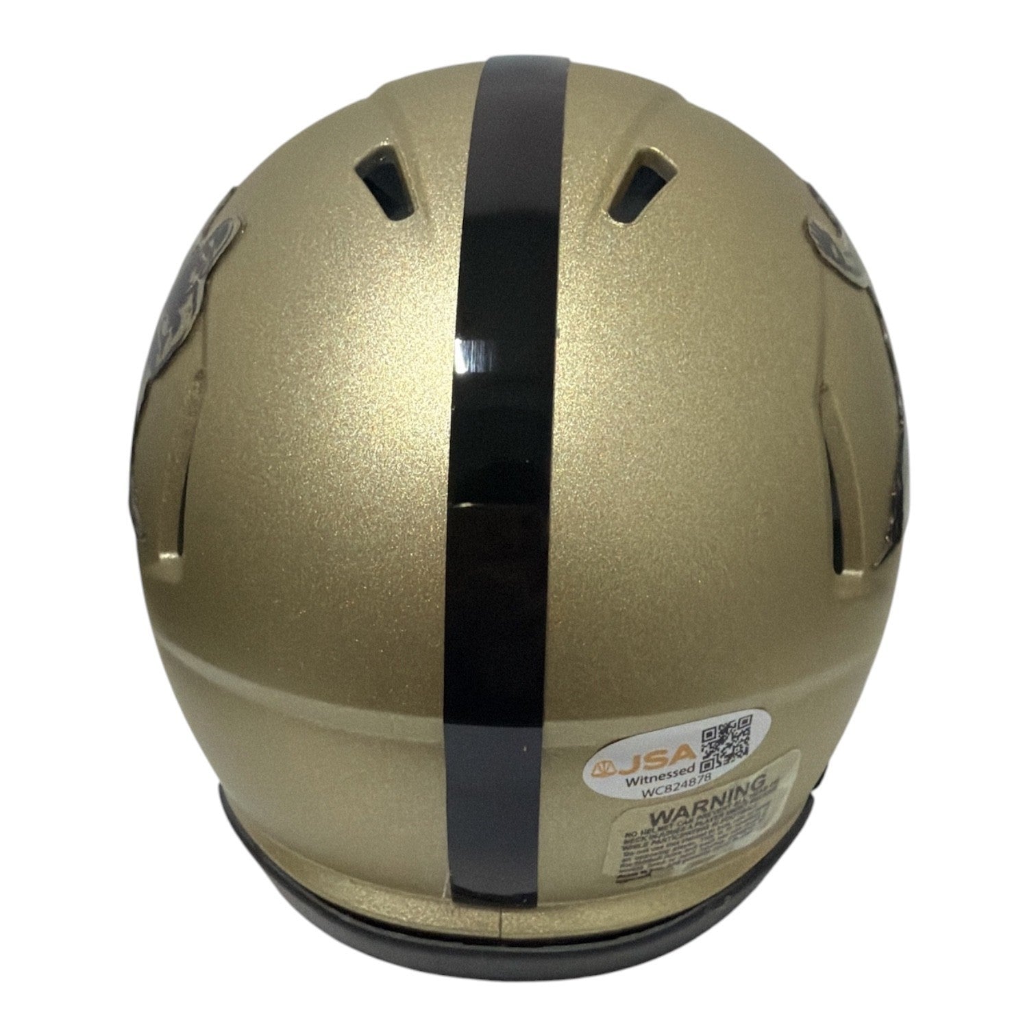 Charlie Ward Signed Autographed Heisman Logo Speed Mini Helmet JSA Witness COA2