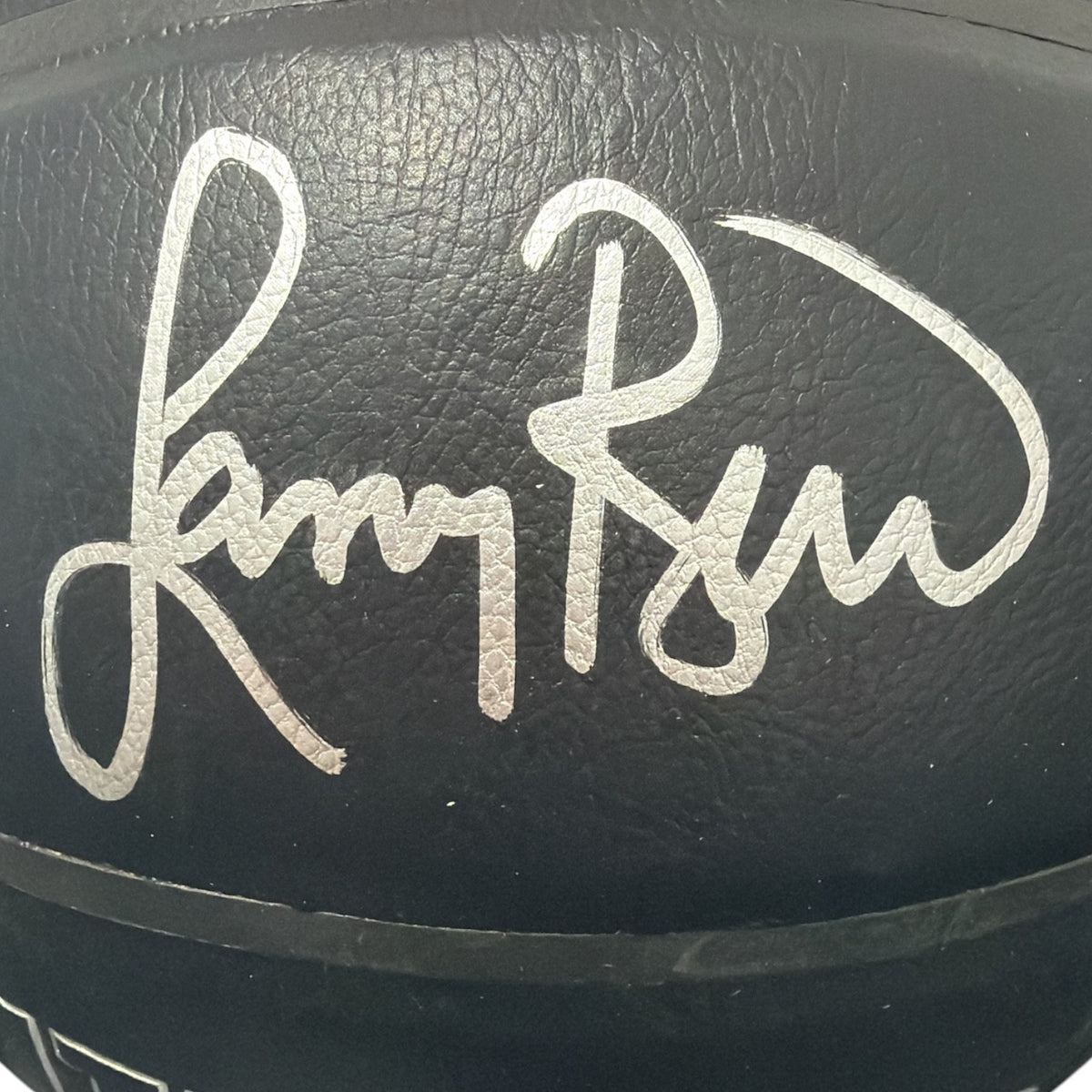 Larry Bird Signed Boston Celtics Premier Black Basketball JSA W COA Bird Holo A2