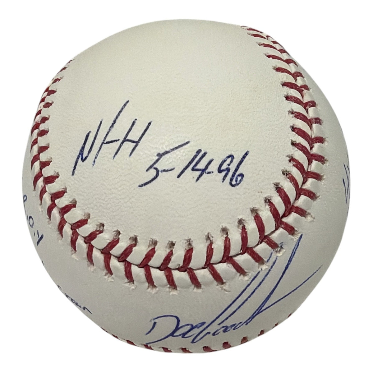 Doc Gooden Signed Autographed ROMLB Baseball w/ 8 Stat Insc JSA Witness COA1
