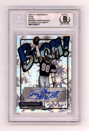 Drew Pearson 2024 Hits Memorabilia BOOM Silver Signed BGS BAS Auto HOF 21 Insc.0