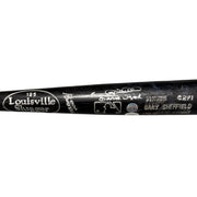 Gary Sheffield Signed Game Used Louisville Slugger Black Bat JSA COA Dodgers A0
