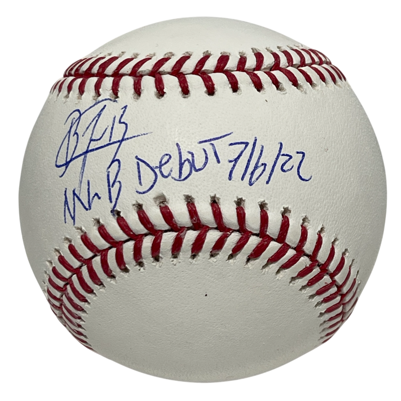 Brayan Bello Signed ROMLB Baseball w/ MLB Debut 7/6/22 Beckett BAS COA0