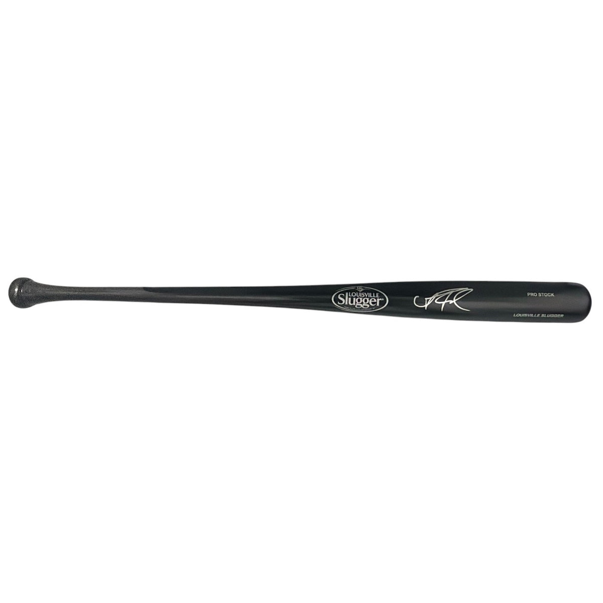Andrew Fischer Signed Black Louisville Slugger Bat JSA Witness COA Brewers2